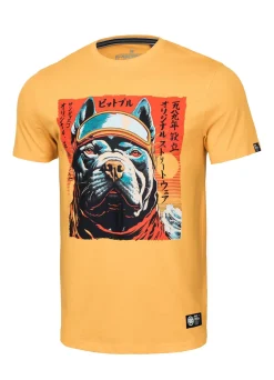 Men's T-Shirt FUJI - Pale yellow