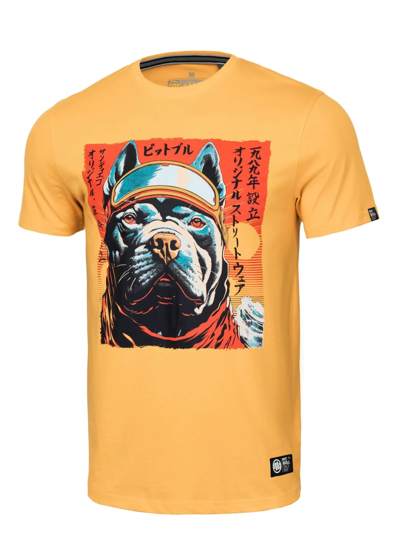 Men's T-Shirt FUJI - Pale yellow