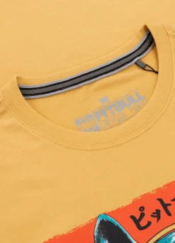 Men's T-Shirt FUJI - Pale yellow