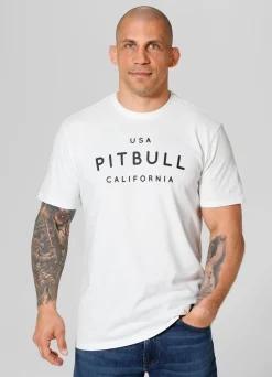 Men's T-Shirt Garment Washed USA CAL - Offwhite