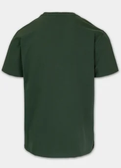 Men's T-Shirt Garment Washed SMALL LOGO - Olive