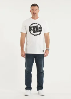 Men's T-Shirt Garment Washed SCRATCH - Offwhite