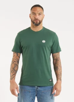 Men's T-Shirt Garment Washed SMALL LOGO - Olive