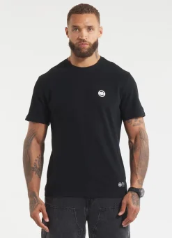 Men's T-Shirt Garment Washed SMALL LOGO - Black