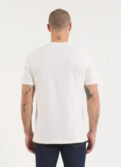 Men's T-Shirt Garment Washed SMALL LOGO - Offwhite