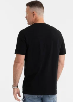 Men's T-Shirt Garment Washed SCRATCH - Black