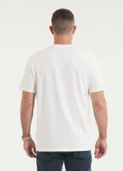 Men's T-Shirt Garment Washed SCRATCH - Offwhite