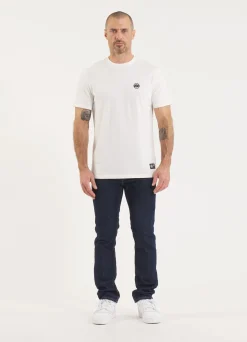 Men's T-Shirt Garment Washed SMALL LOGO - Offwhite