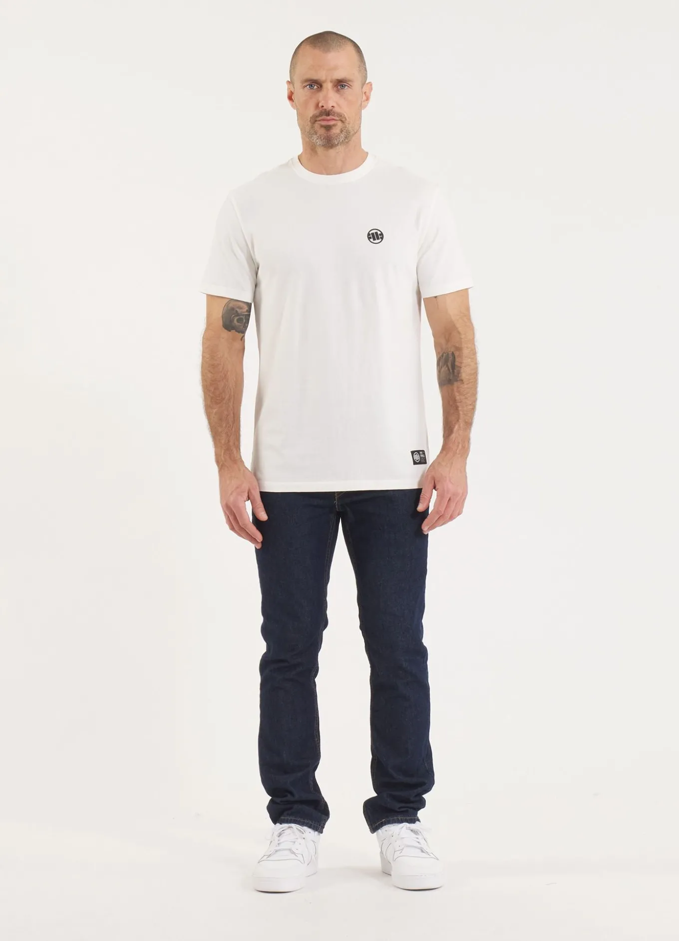 Men's T-Shirt Garment Washed SMALL LOGO - Offwhite