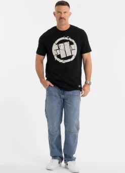 Men's T-Shirt Garment Washed SCRATCH - Black