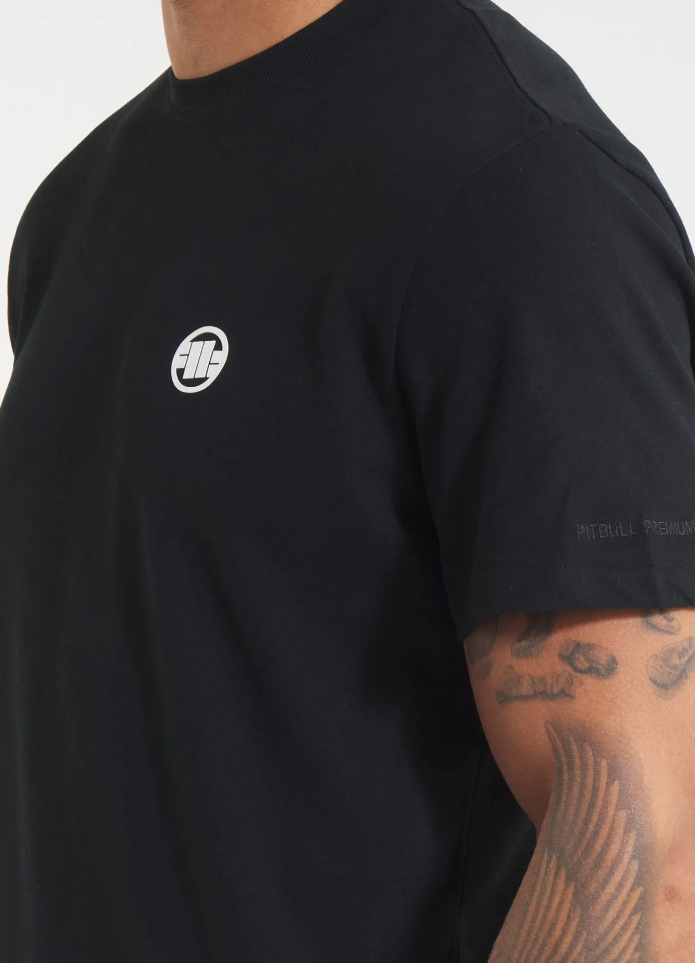 Men's T-Shirt Garment Washed SMALL LOGO - Black
