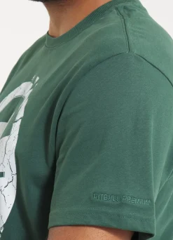 Men's T-Shirt Garment Washed SCRATCH - Green