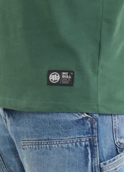 Men's T-Shirt Garment Washed SMALL LOGO - Olive