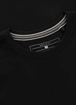 Men's T-Shirt Garment Washed SMALL LOGO - Black