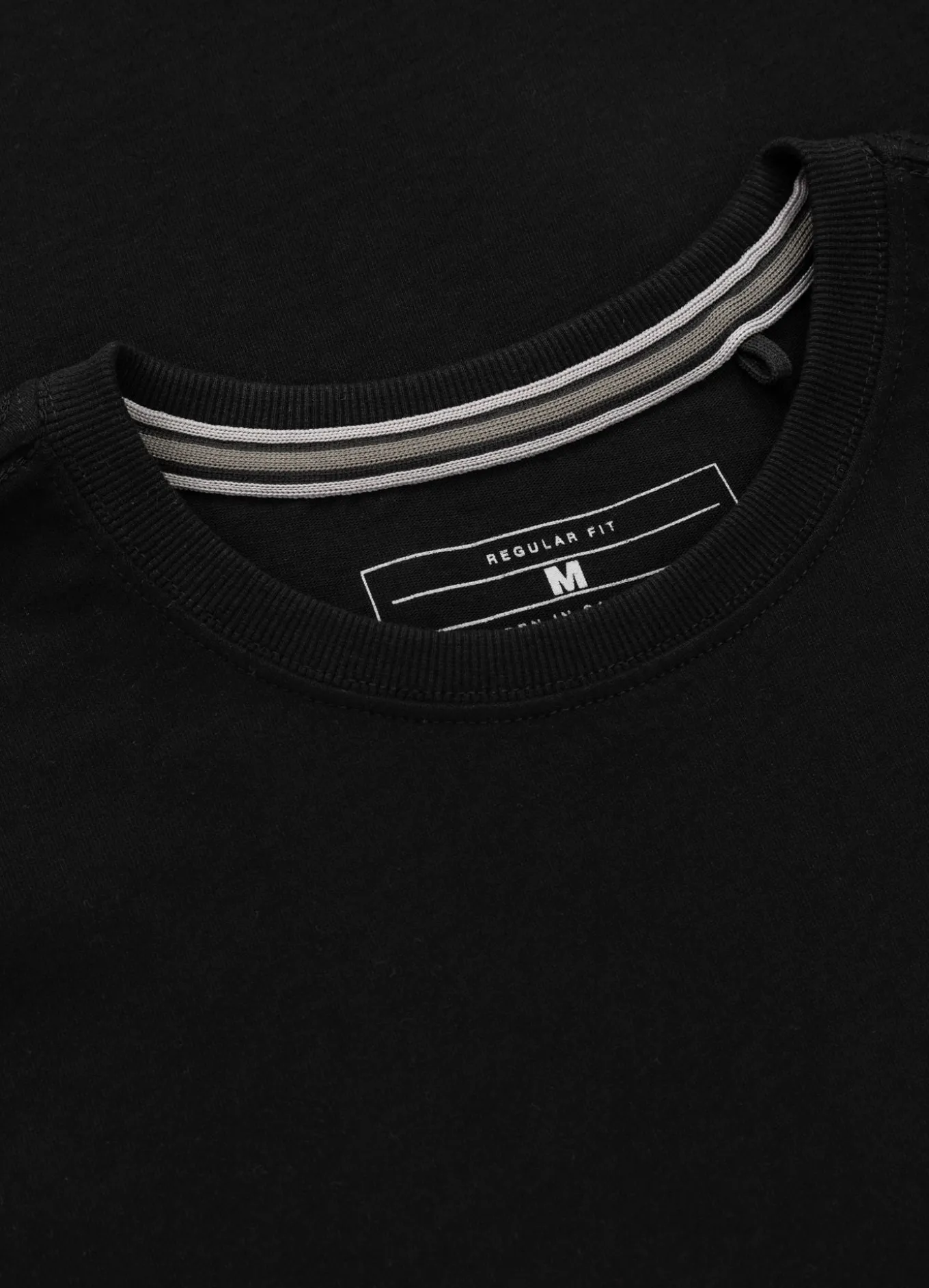Men's T-Shirt Garment Washed SMALL LOGO - Black
