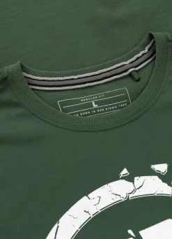 Men's T-Shirt Garment Washed SCRATCH - Green