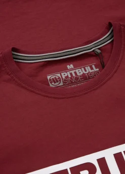 Men's T-Shirt HILLTOP - Burgundy