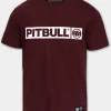 Men's T-Shirt HILLTOP - Dark burgundy