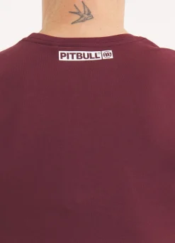 Men's T-Shirt HILLTOP - Dark burgundy