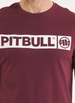 Men's T-Shirt HILLTOP - Dark burgundy