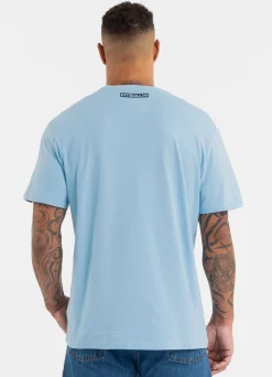 Men's T-Shirt HILLTOP - Light blue