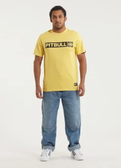 Men's T-Shirt HILLTOP - Pale Yellow