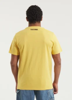 Men's T-Shirt HILLTOP - Pale Yellow