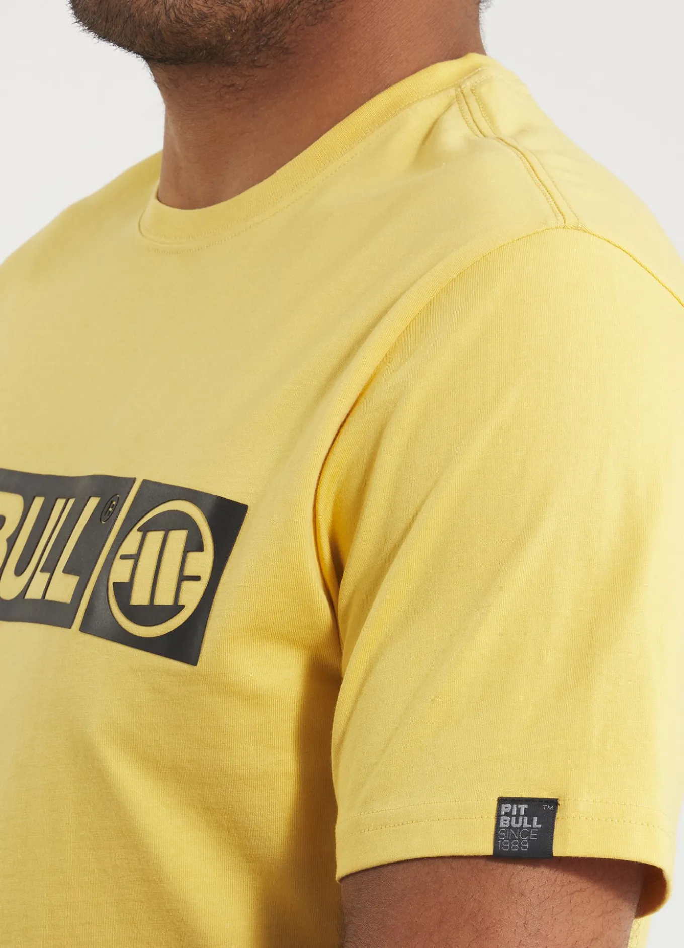 Men's T-Shirt HILLTOP - Pale Yellow
