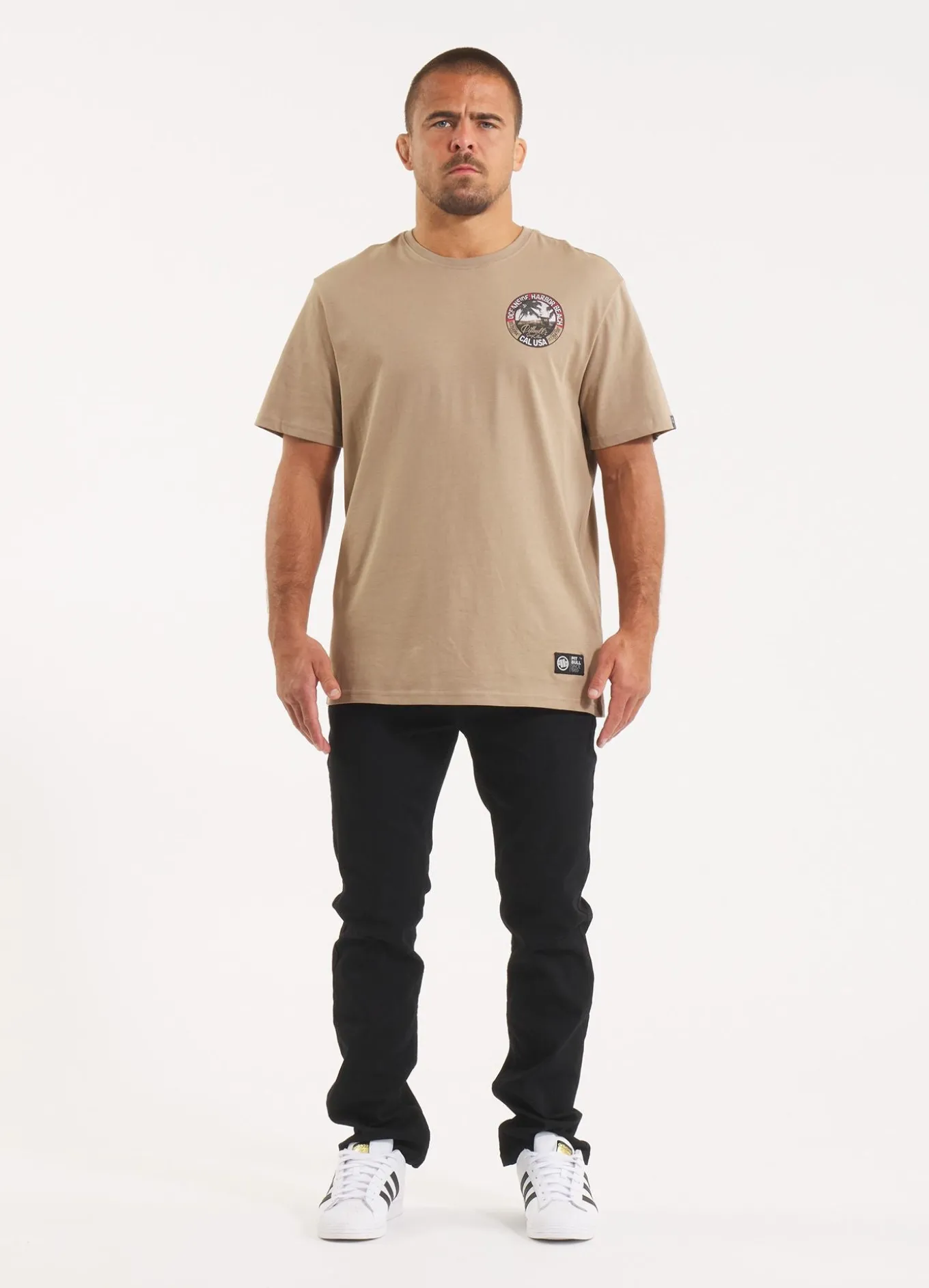 Men's T-Shirt OCEANSIDE - Dark sand