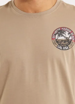 Men's T-Shirt OCEANSIDE - Dark sand