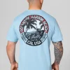 Men's T-Shirt OCEANSIDE - Light blue