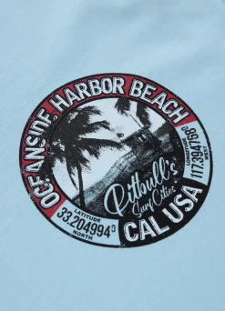 Men's T-Shirt OCEANSIDE - Light blue