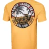 Men's T-Shirt OCEANSIDE - Pale yellow