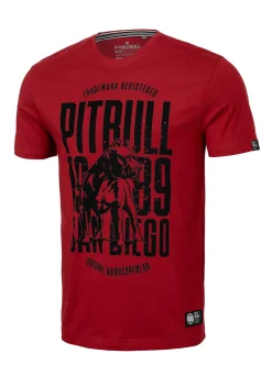 Men's T-Shirt SAN DIEGO DOG - Red