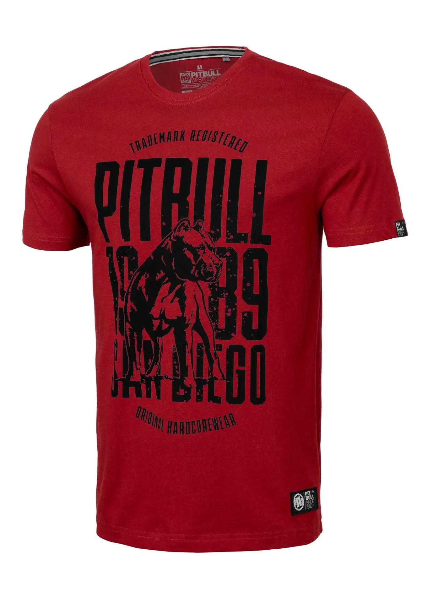 Men's T-Shirt SAN DIEGO DOG - Red