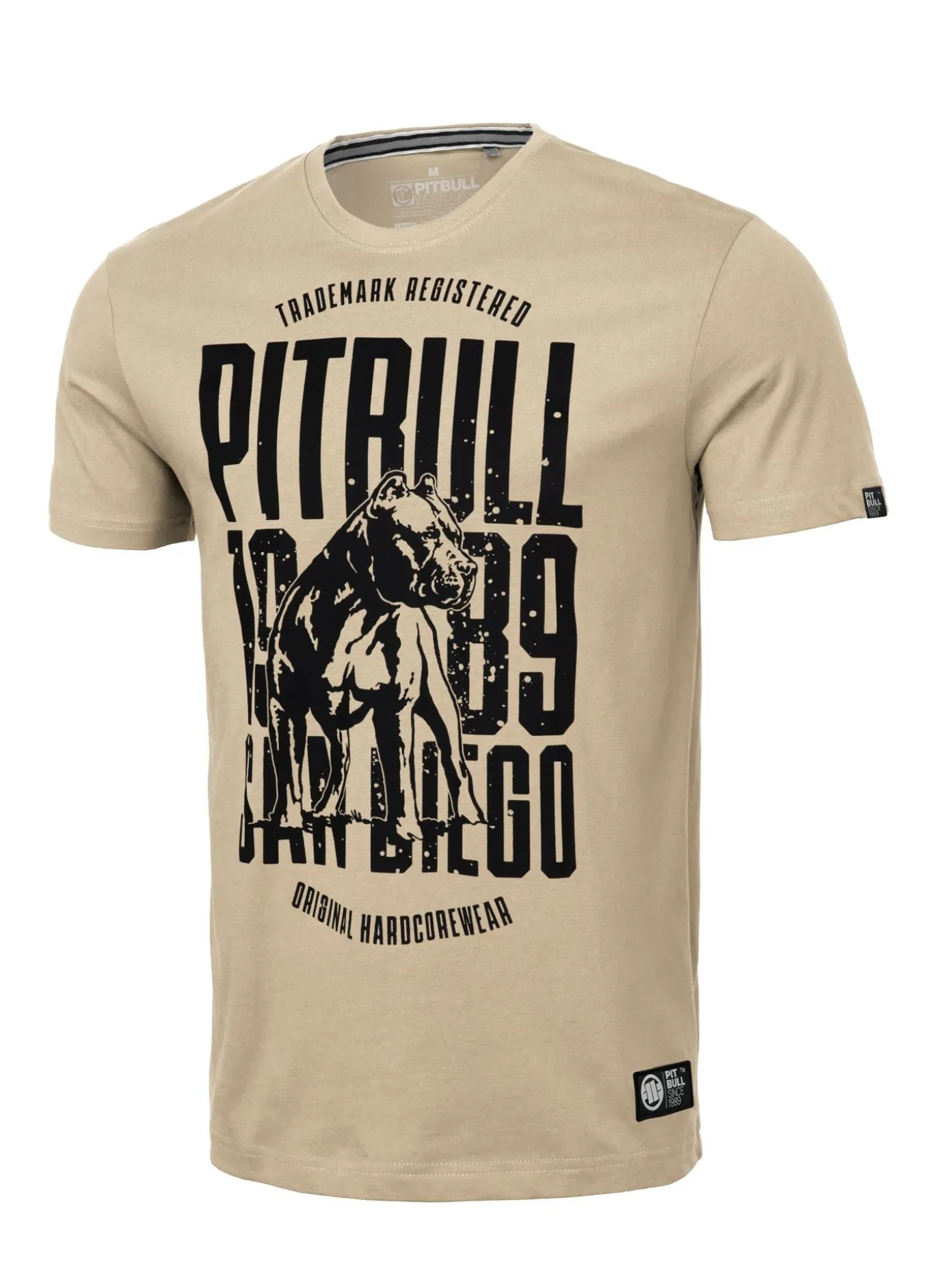 Men's T-Shirt SAN DIEGO DOG - Sand
