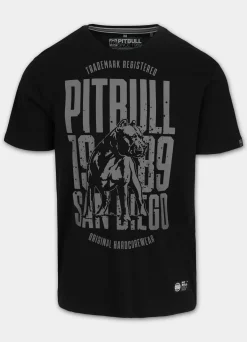 Men's T-Shirt SAN DIEGO DOG - Black/Gray