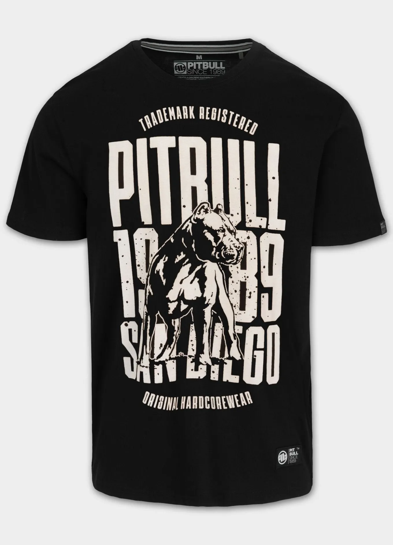 Men's T-Shirt SAN DIEGO DOG - Black