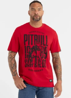 Men's T-Shirt SAN DIEGO DOG - Red