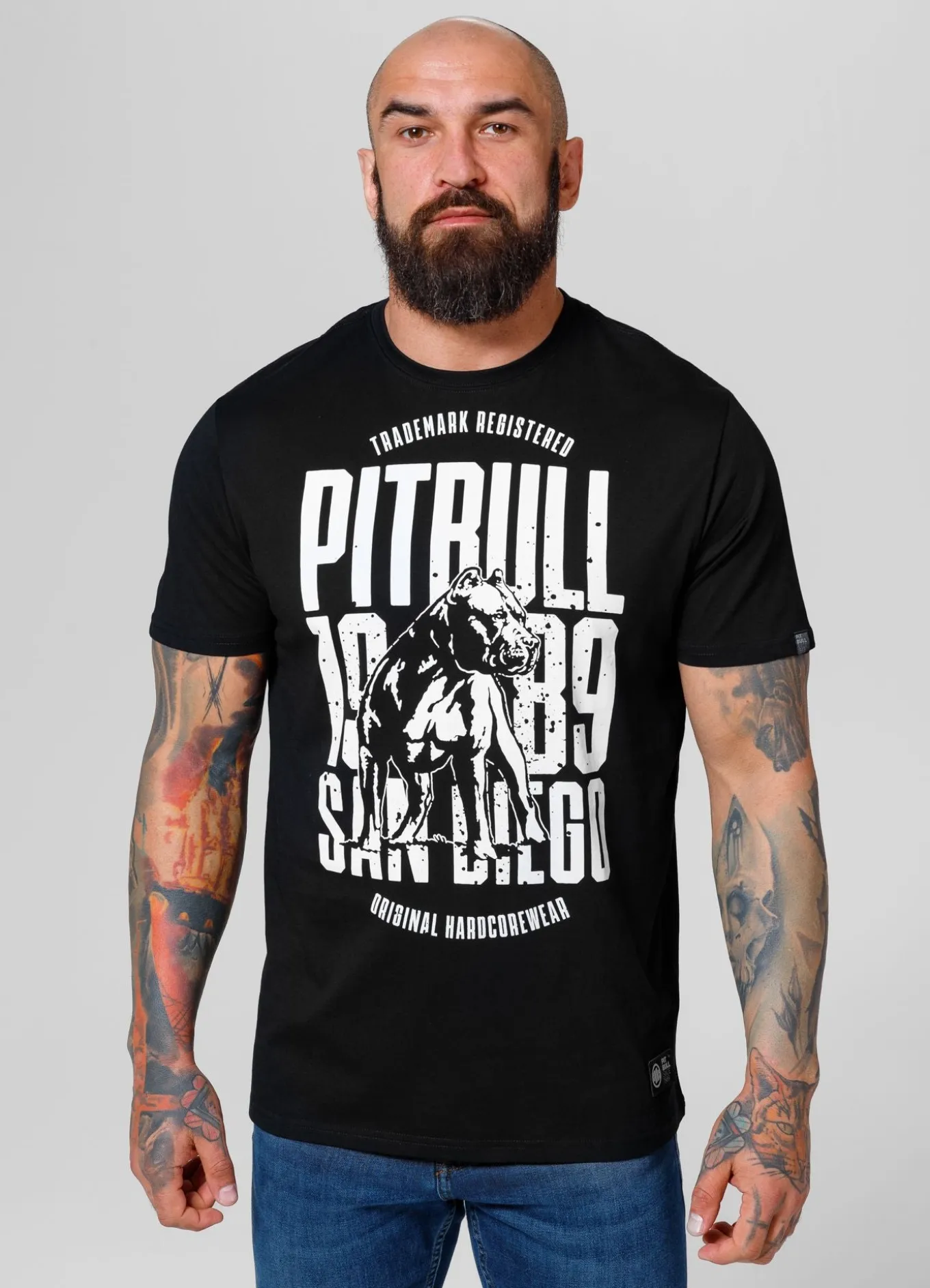 Men's T-Shirt SAN DIEGO DOG - Black