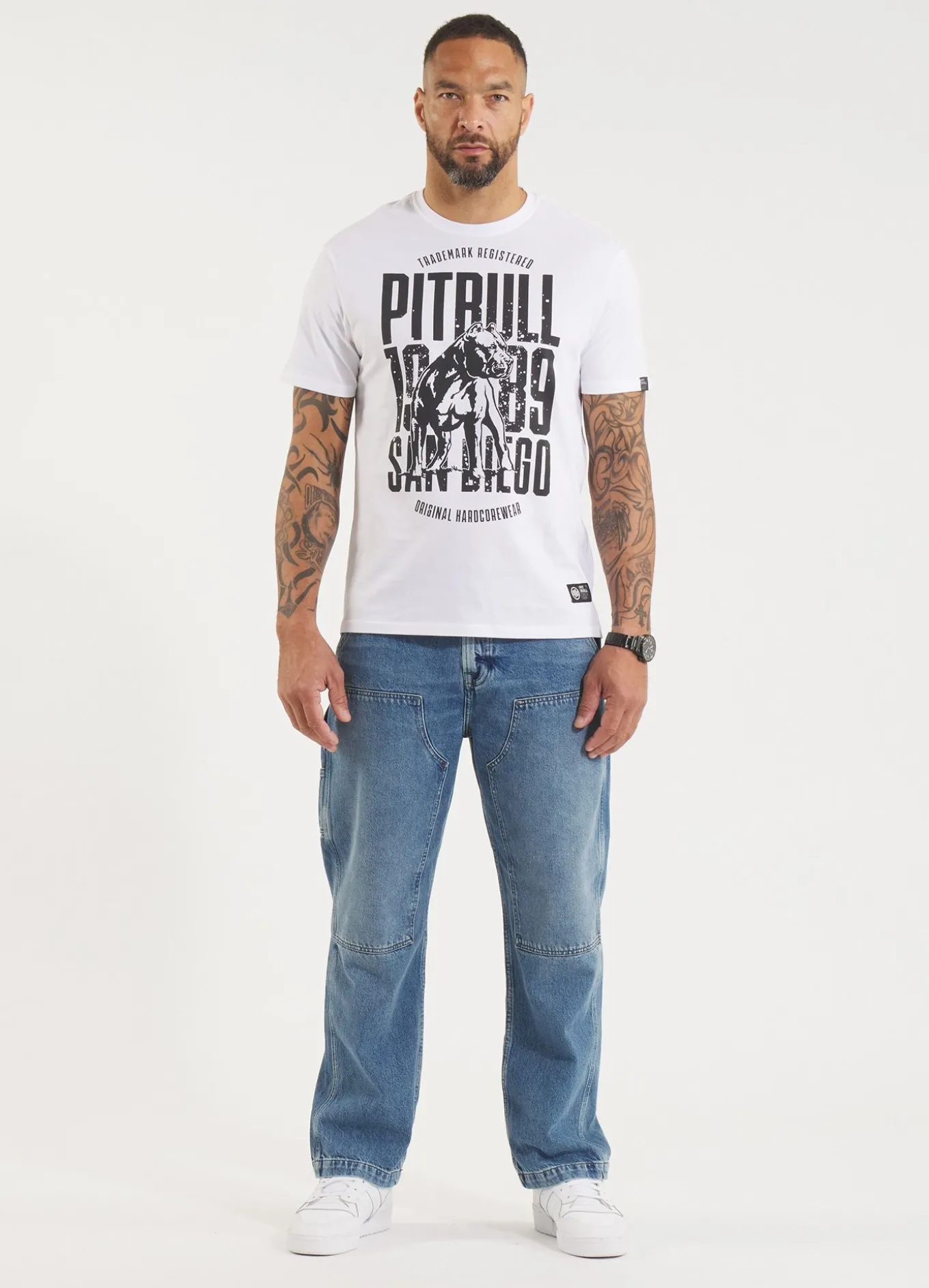 Men's T-Shirt SAN DIEGO DOG - White