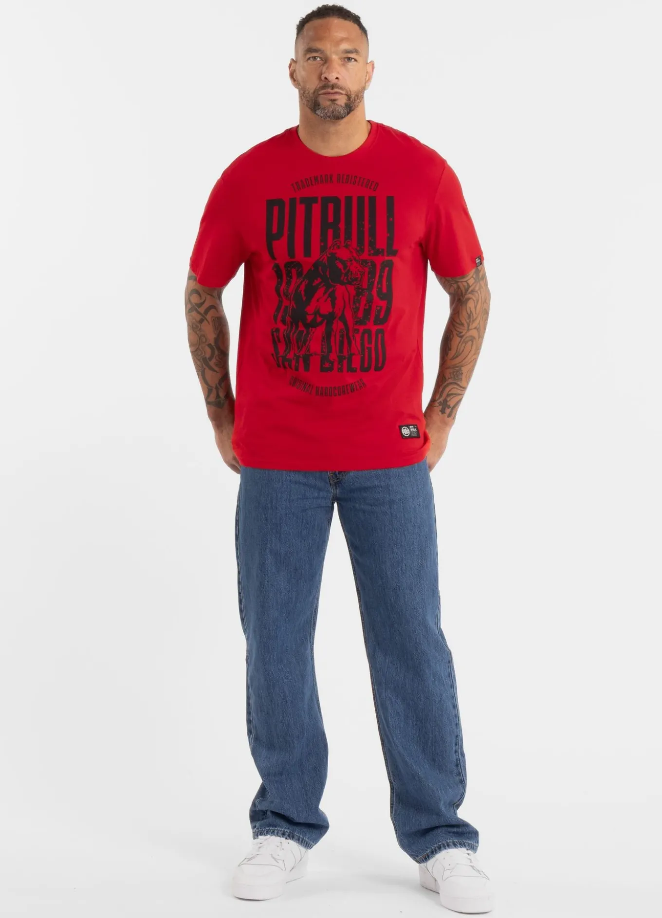 Men's T-Shirt SAN DIEGO DOG - Red
