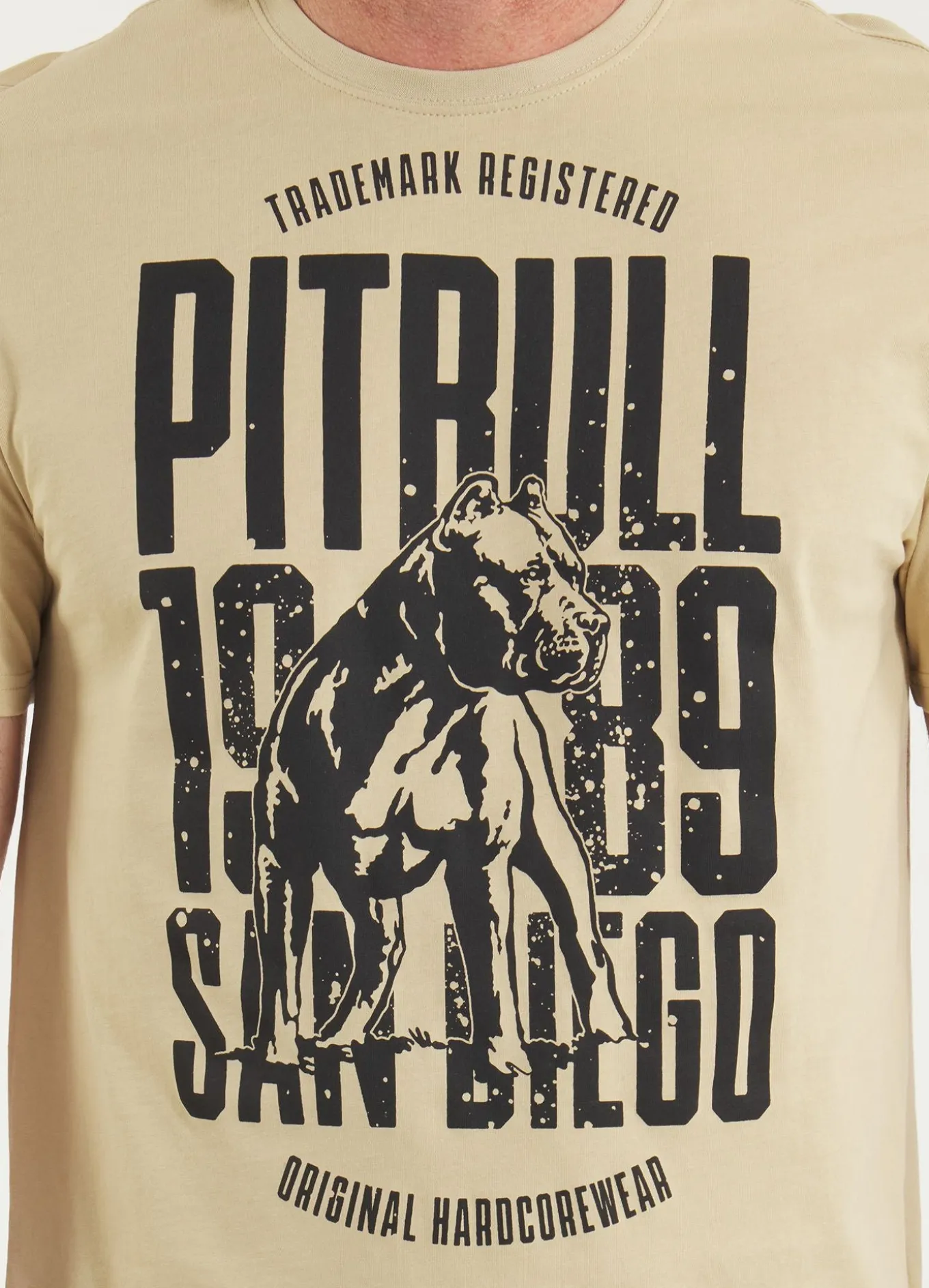 Men's T-Shirt SAN DIEGO DOG - Sand