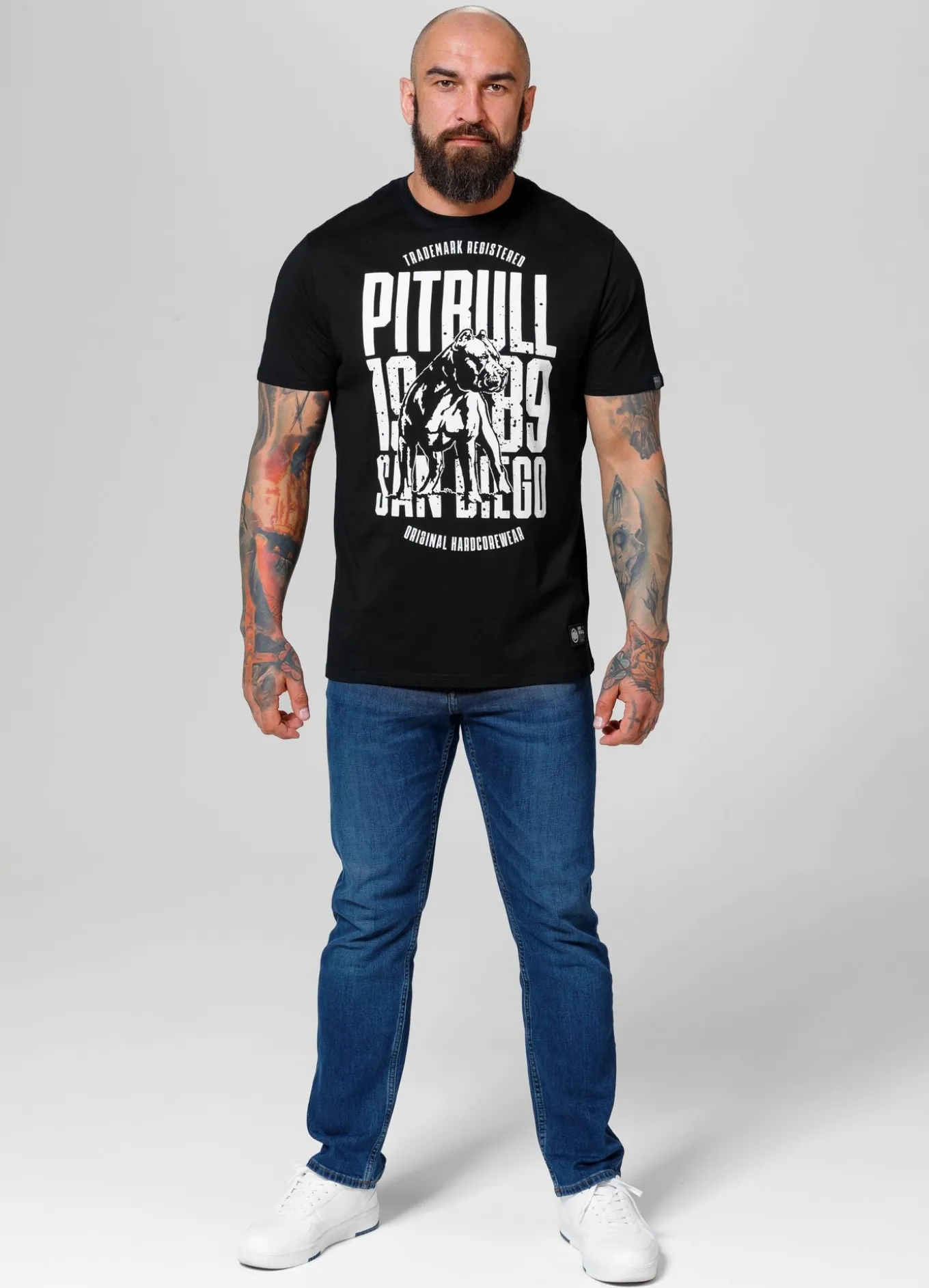 Men's T-Shirt SAN DIEGO DOG - Black