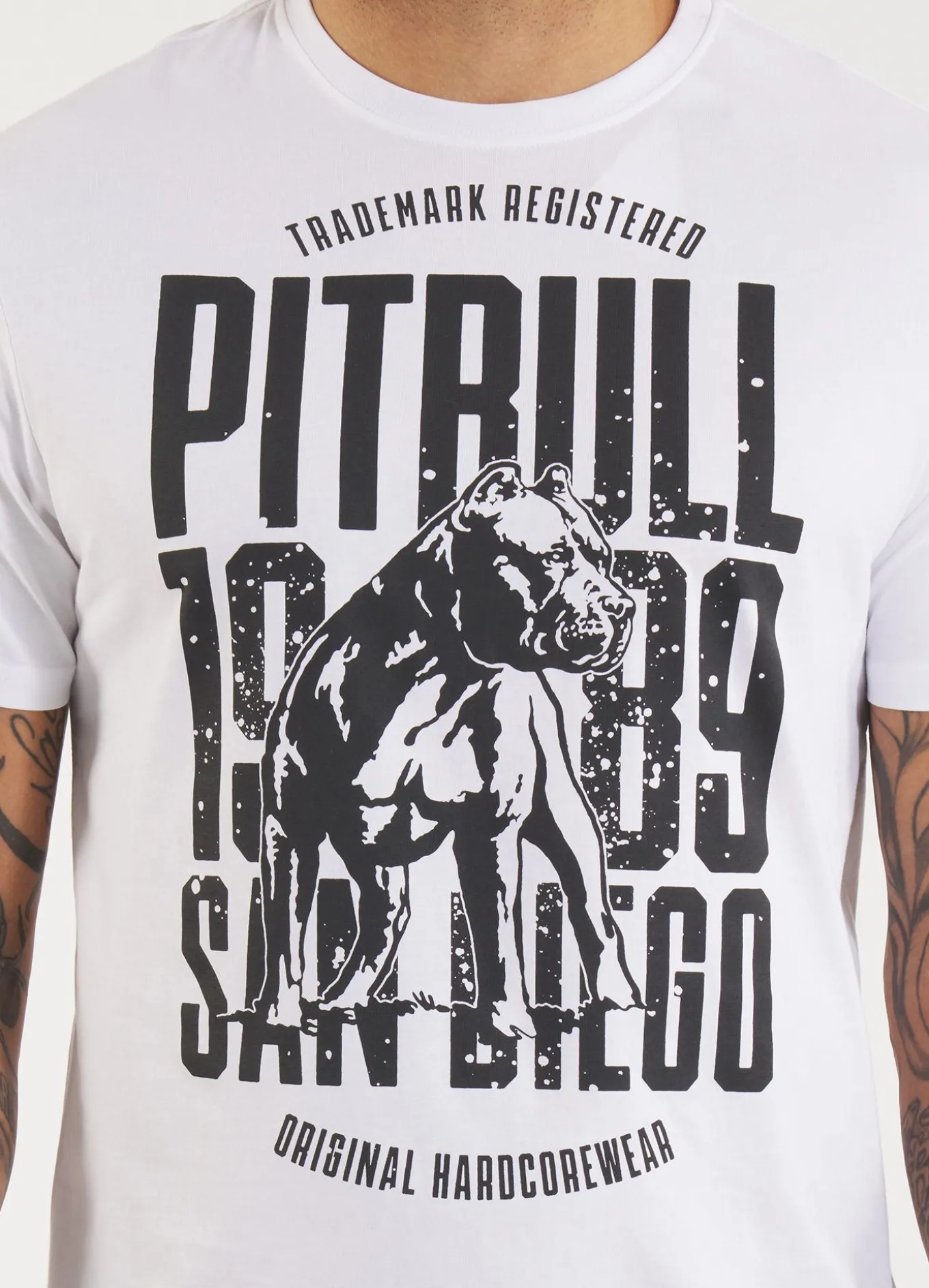 Men's T-Shirt SAN DIEGO DOG - White