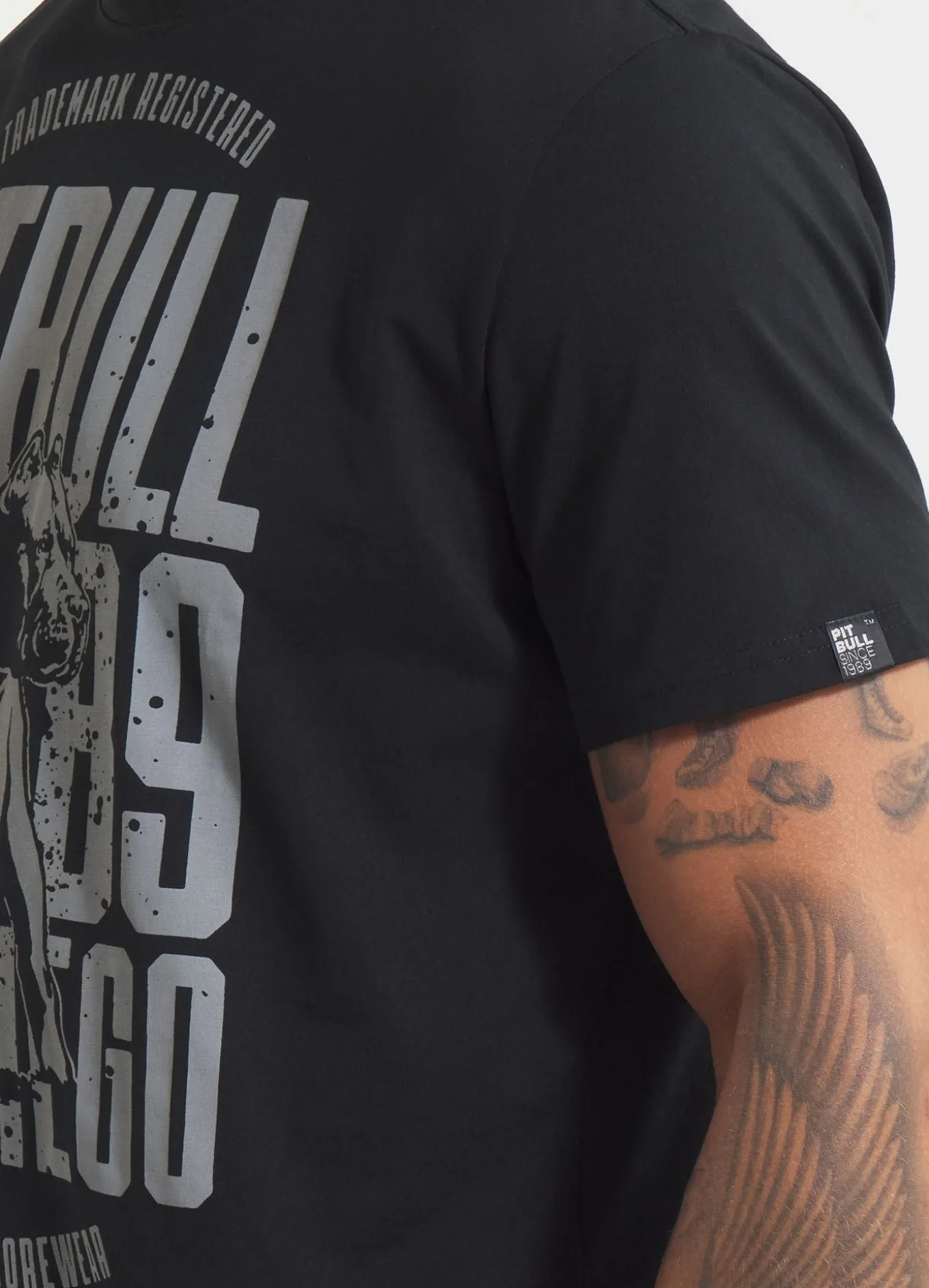 Men's T-Shirt SAN DIEGO DOG - Black/Gray