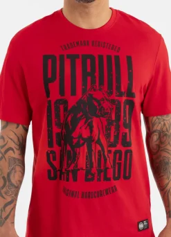 Men's T-Shirt SAN DIEGO DOG - Red