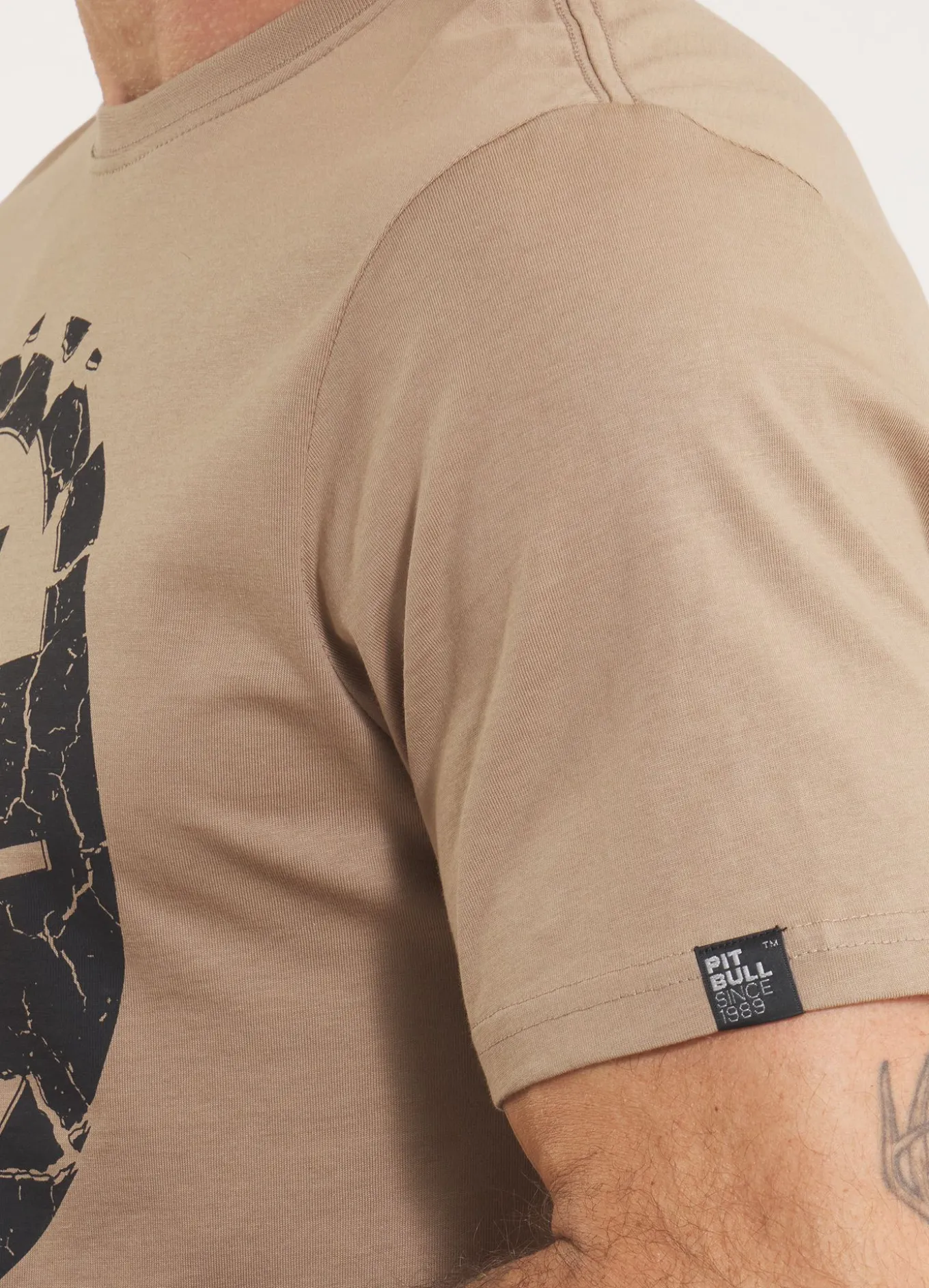 Men's T-Shirt SCRATCH - Dark sand