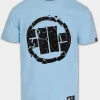 Men's T-Shirt SCRATCH - Light blue