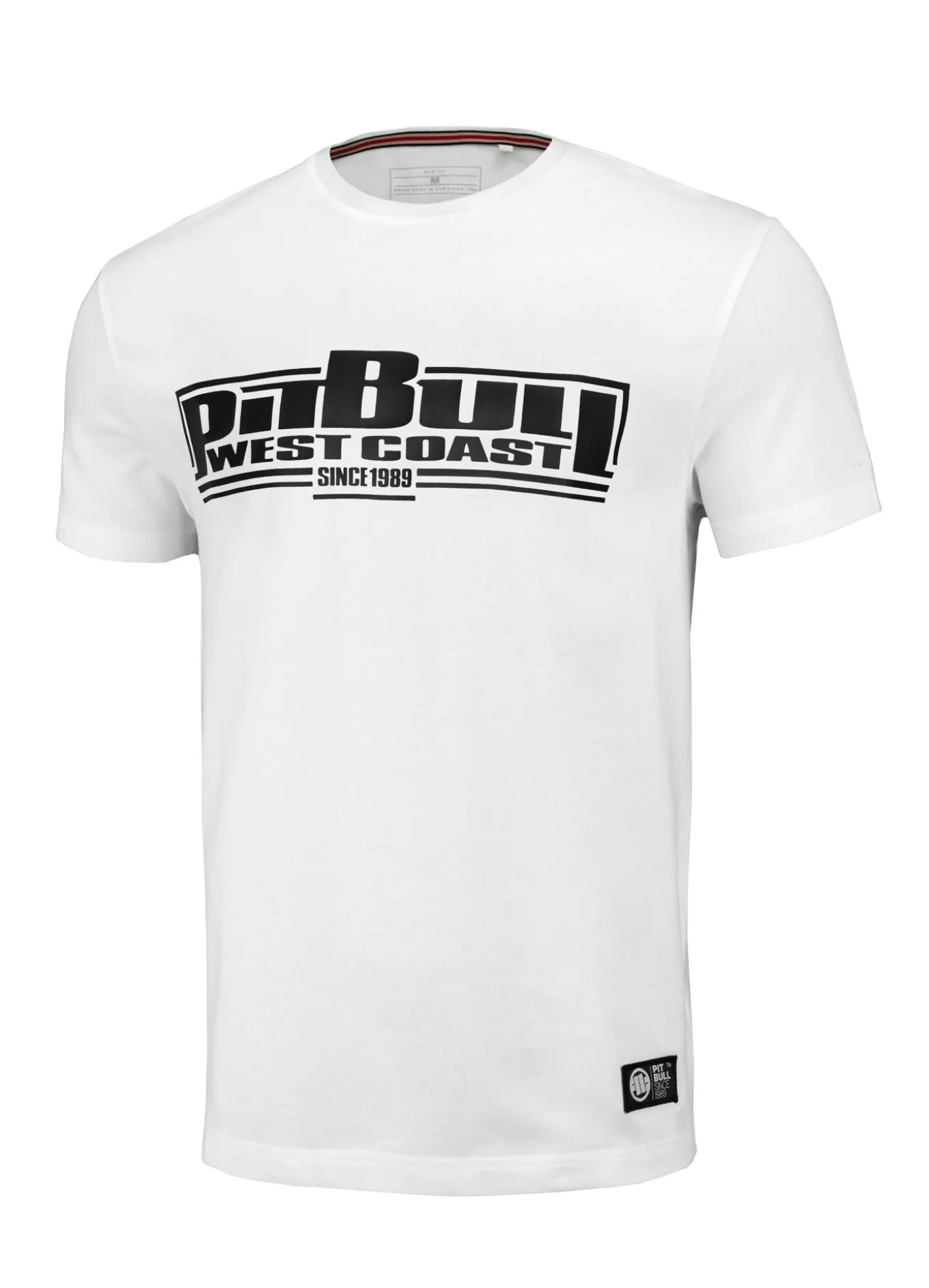 Men's T-Shirt Slim Fit Classic Boxing - White
